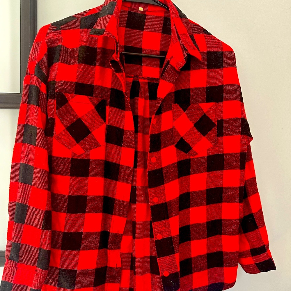 Basic red flannel